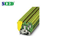 2.5mm2 عرض 5.2 مم الأصفر والأخضر لون الدين السكك الحديدية السلسلة الفريق العامل المخصص التطبيق مصعد 30-12